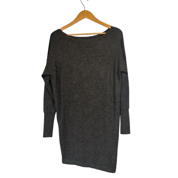 GOLDRAY Women Vayomi Asymmetric Dolman Slouchy Tunic Pullover Sweater Sz M Gray - Picture 1 of 7